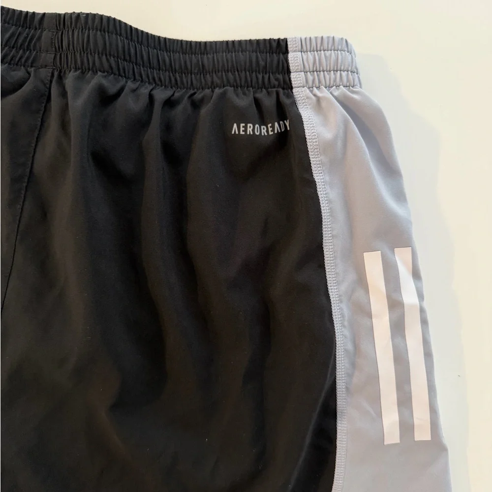 Adidas Athletic Shorts in Black and Gray